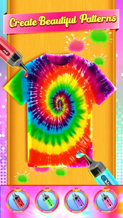 DIY t-shirt design game Screenshot