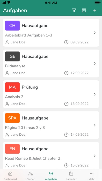 PocketStudent: Der Schulplaner screenshot-4