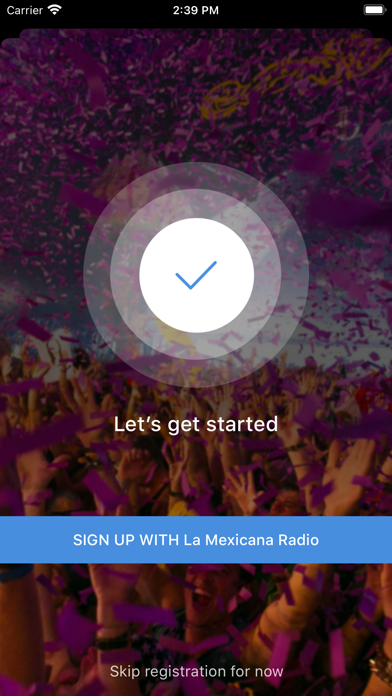 La Mexicana Radio Screenshot