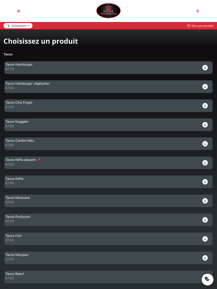 Snack Délice Georges Henri