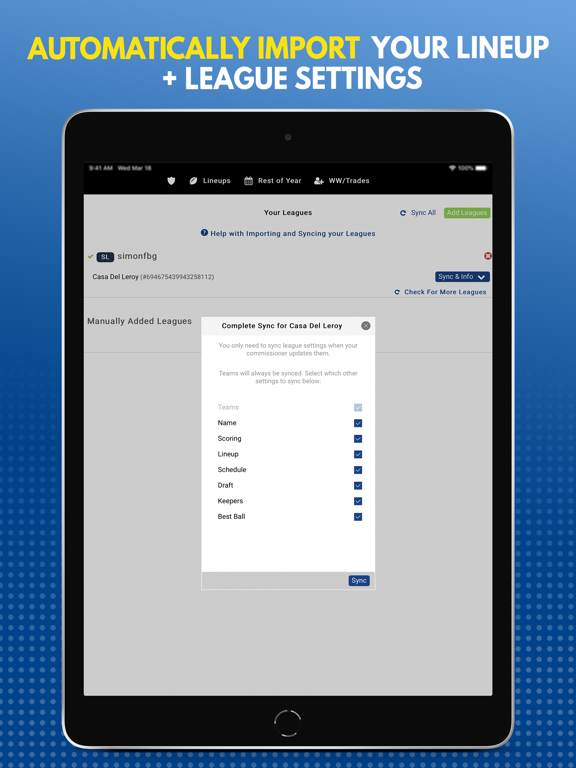 App screenshot