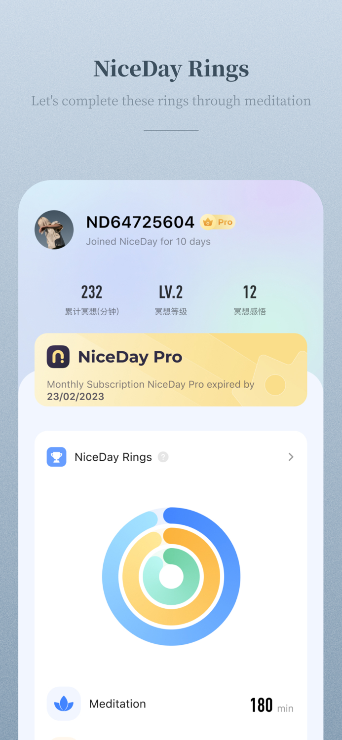 NiceDay  Meditation and Sleep