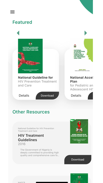 Nigeria HIV Management App Screenshot