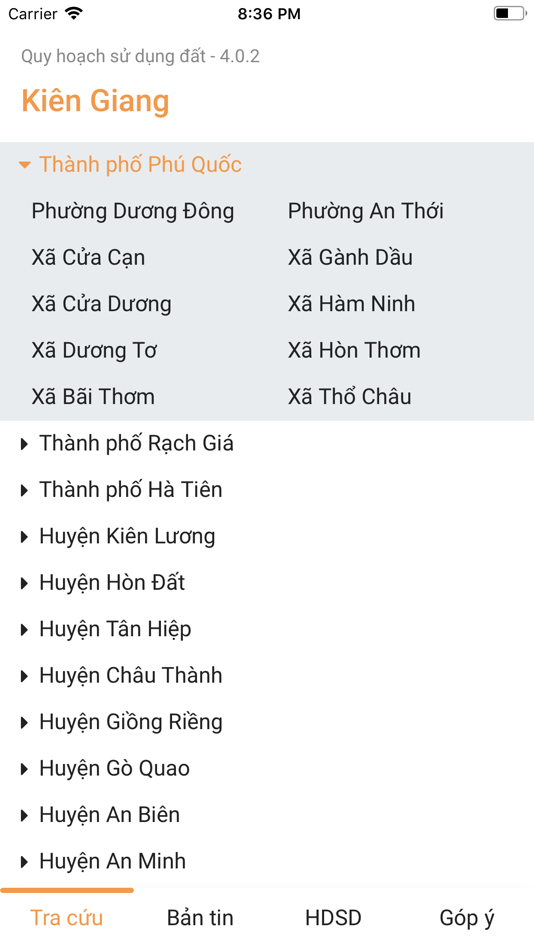 #1. Quy hoạch Kiên Giang (iOS) 由: THACH THEN