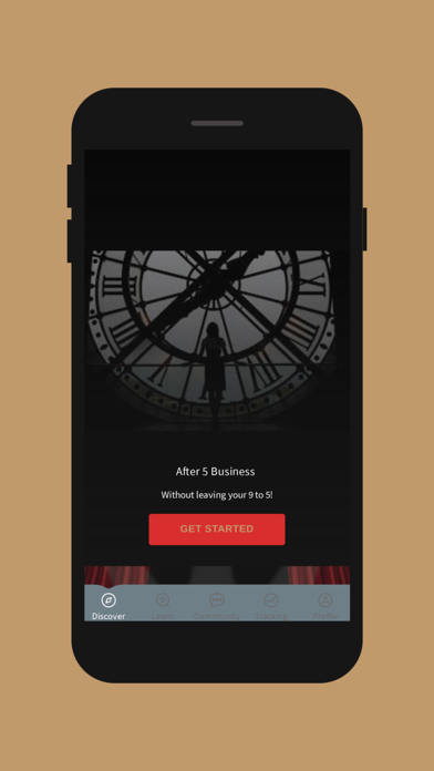 After5preneur app screenshot