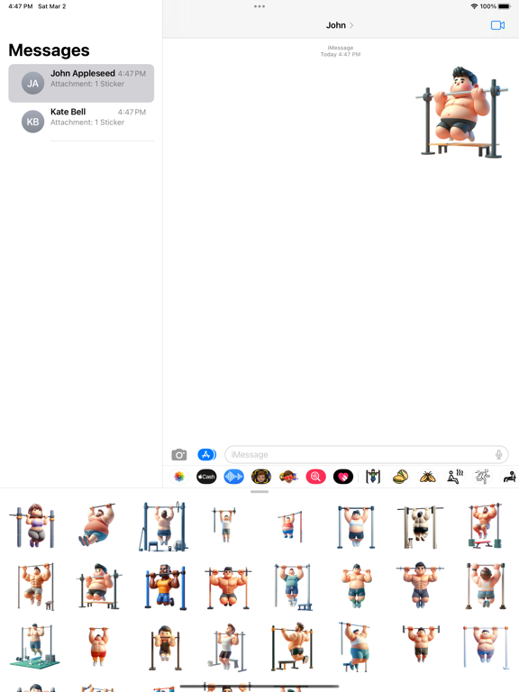 Screenshot #4 pour Pull Up Stickers