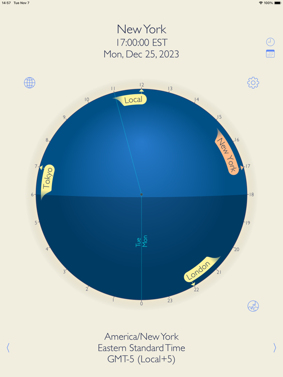 Screenshot #5 pour World Clock Time Traveler Pro