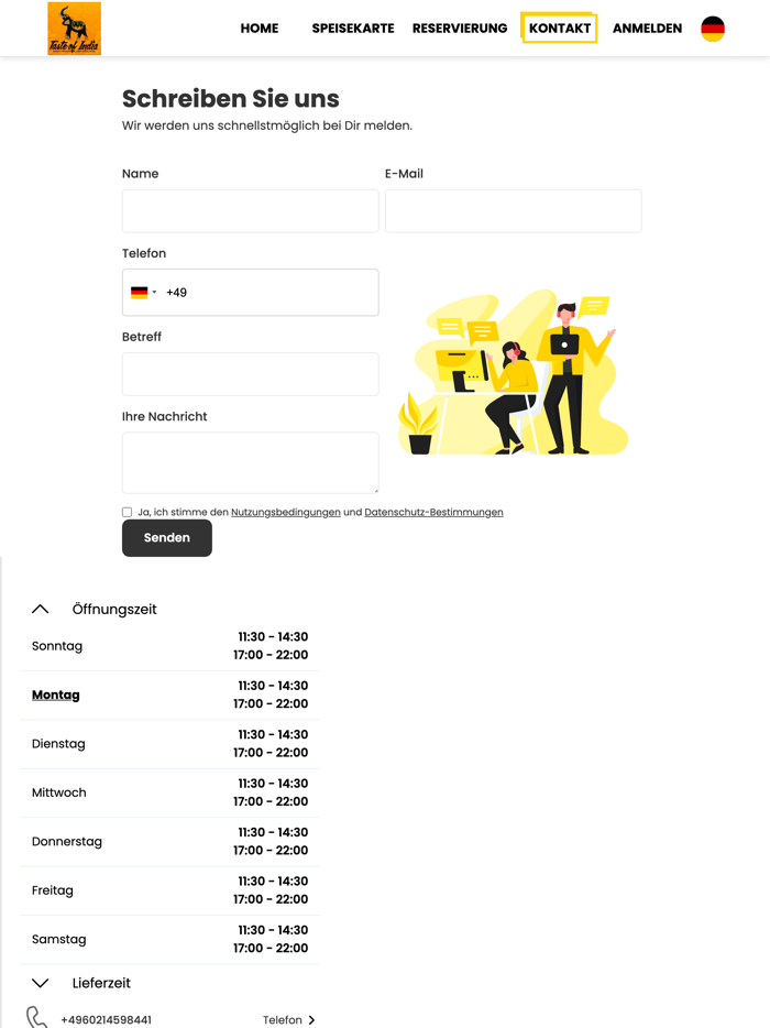 Taste of India Goldbach