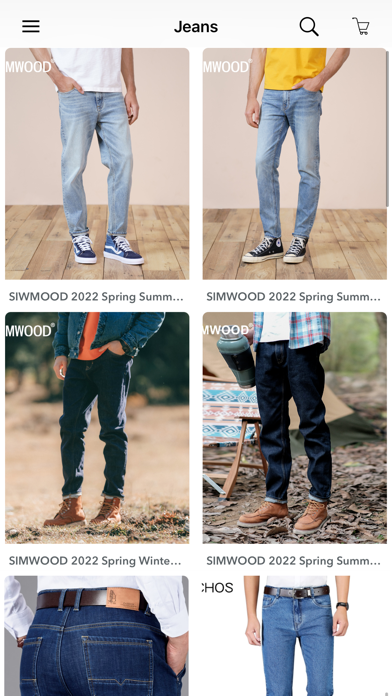 Men's clothing fashion online Screenshot