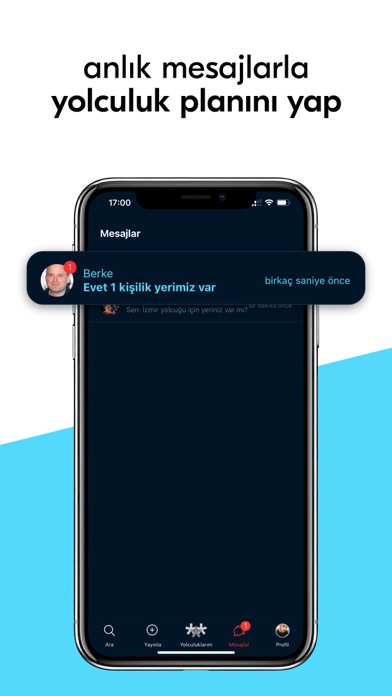 Jurnal: yolculuk paylaşımı Screenshot