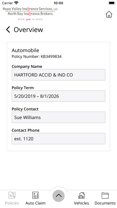 Napa Valley Insurance Online screenshot 4