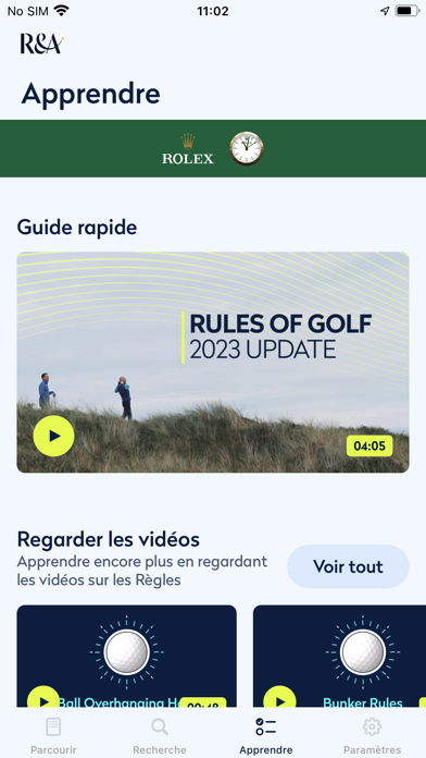 Screenshot #3 pour Règles de Golf 2023