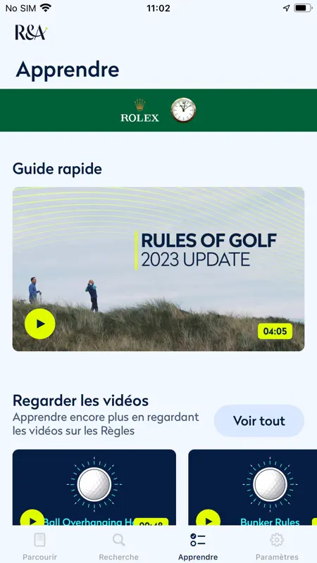 Règles de Golf 2023 screenshot 3 of 3