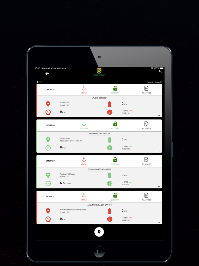 Supercar Rastreamento