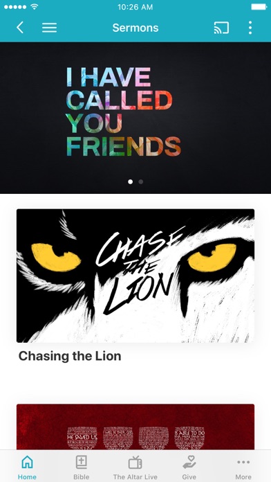 The Altar Church App Screenshot