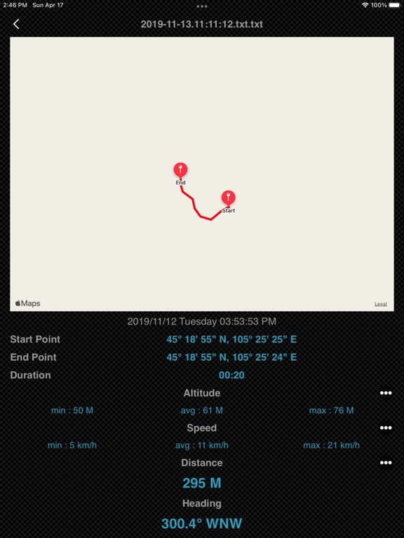GPS Logger Plus screenshot 13