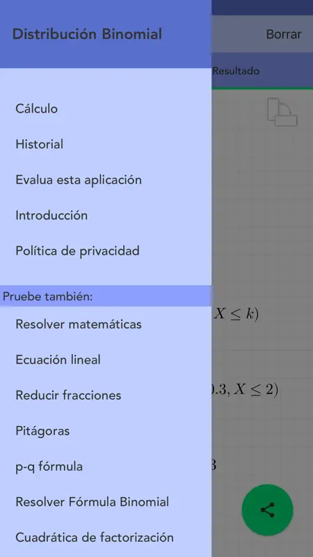 Distribución Binomial PRO screenshot 9 of 9