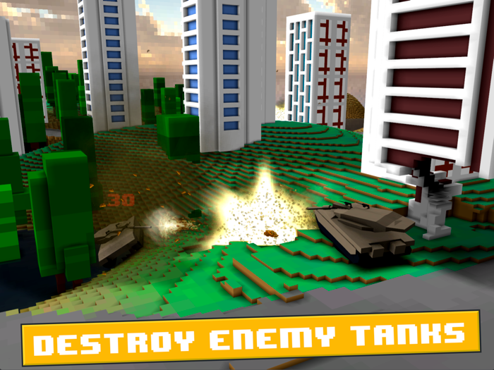 Iron Cube - voxel tank battles
