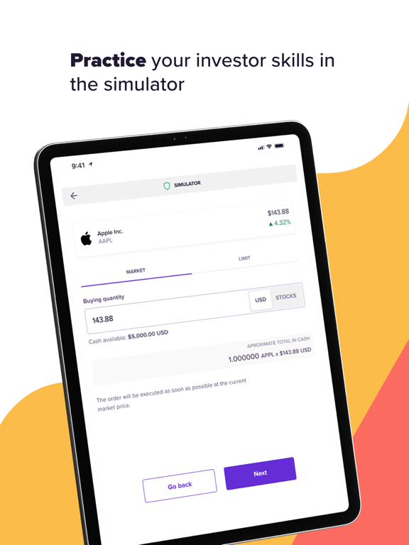 Vest Legacy iPad screenshot 3 - Finance app