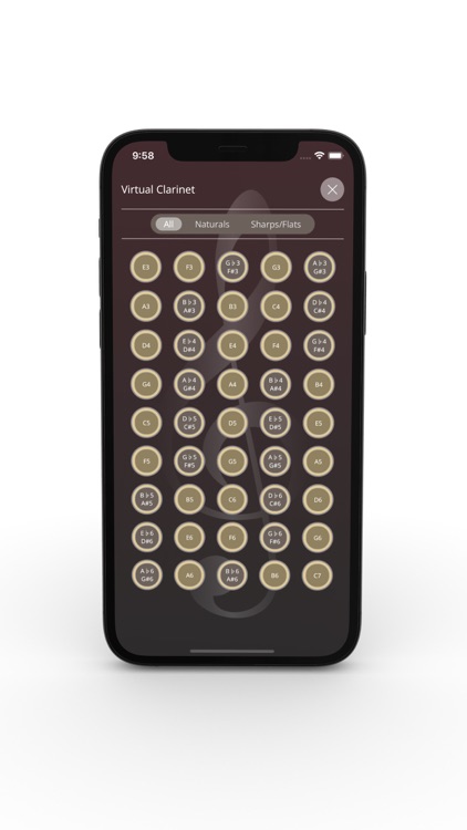 Clarinet Fingering Chart Tool screenshot-4