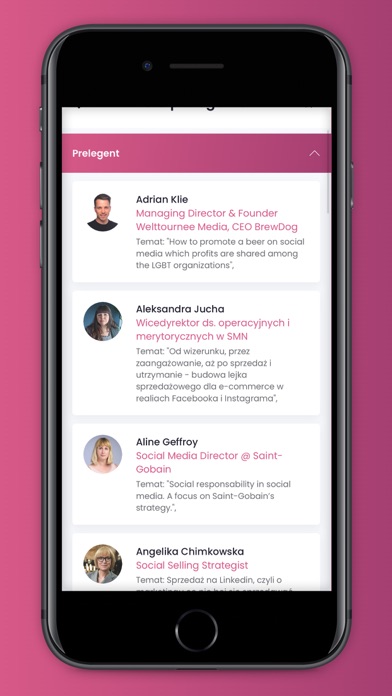 Social Media Week Warsaw Screenshot