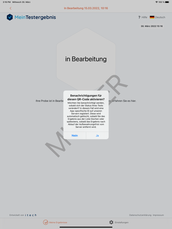 Screenshot #5 pour Mein Testergebnis