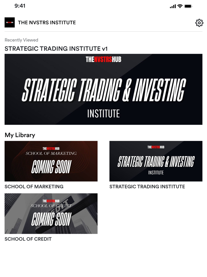 THE NVSTRS INSTITUTE