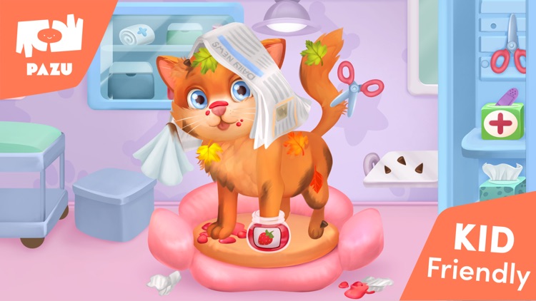 Cat games Pet Care & Dress up