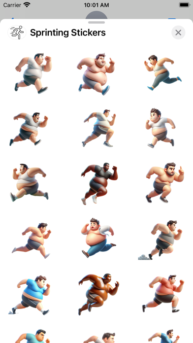 Screenshot #1 pour Sprinting Stickers