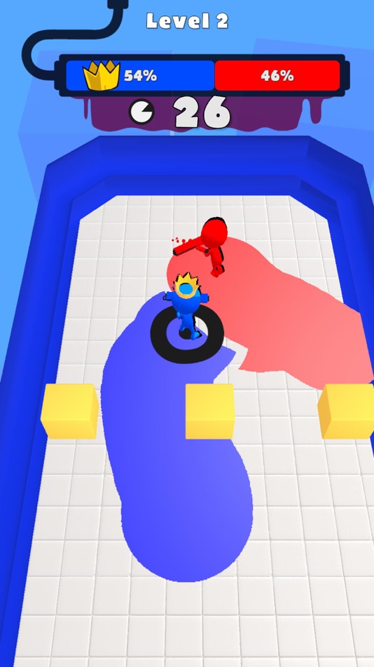 #2. 3D Paint Battle (iOS) By: TILTLABS (OPC) PRIVATE LIMITED