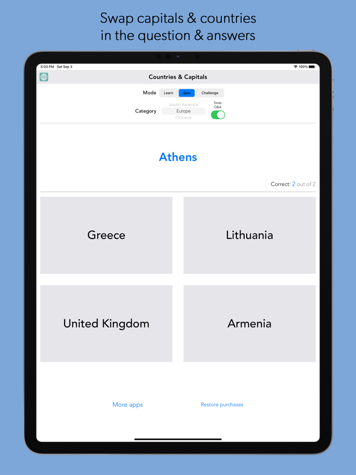 Capitals of Countries - World