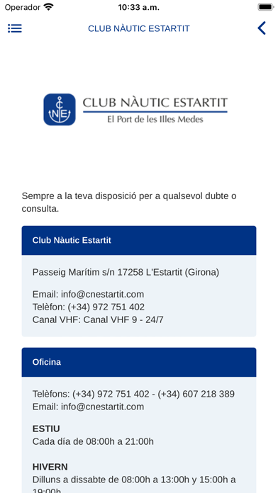 Club Nàutic Estartit Screenshot
