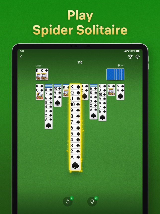 Spider Solitaire - Detailed Game Rules and Terminology