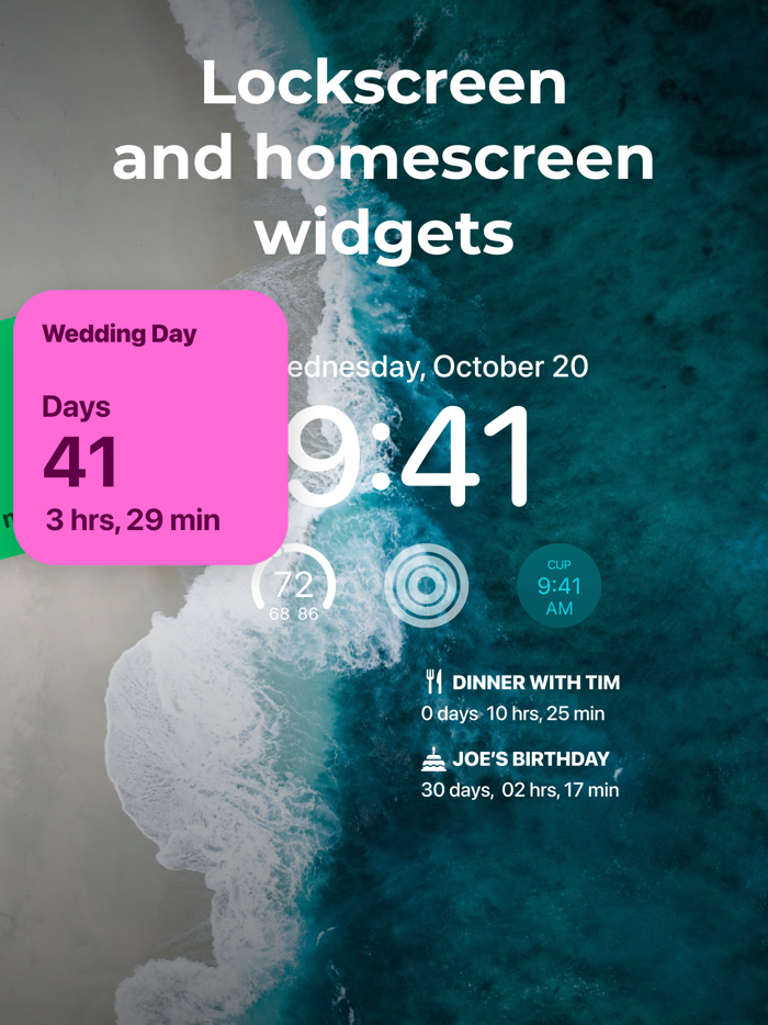 Countdown Widget Lock Screen 