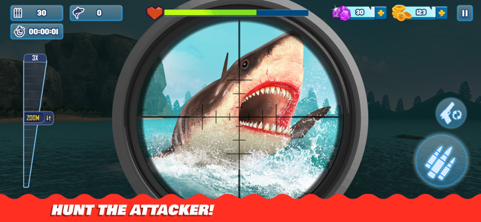 Shark Hunting Games Sniper 3D