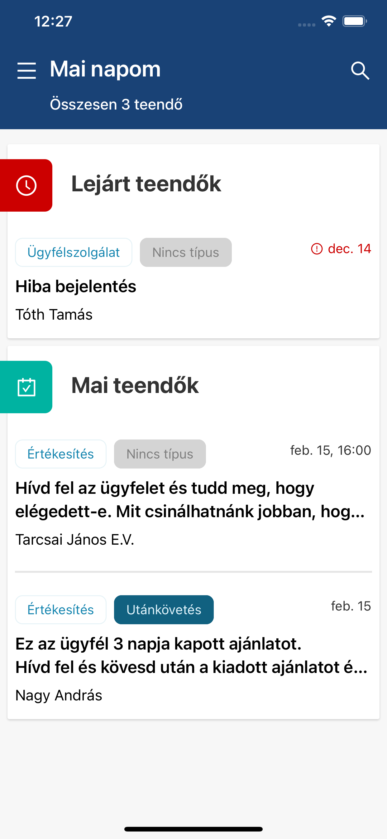 MiniCRM