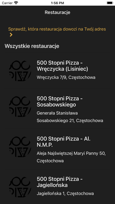 500 Stopni Pizza Screenshot