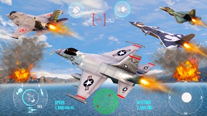 空戦闘機飛行機: 飛行機シミュレーションジェット戦闘機ゲームのおすすめ画像8