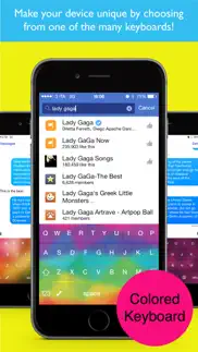 colored keyboards pro iphone screenshot 1