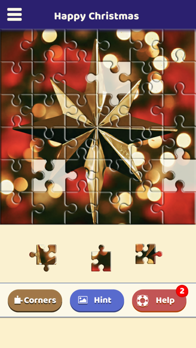 Happy Christmas Jigsaw Puzzle Screenshot