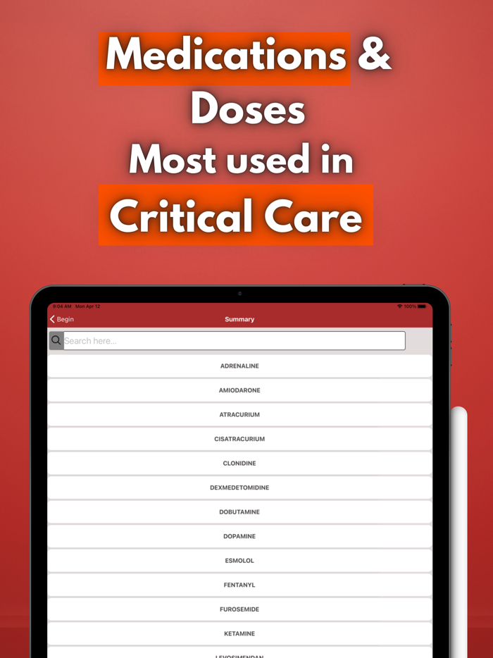 Drug Infusion in UCI Emergency