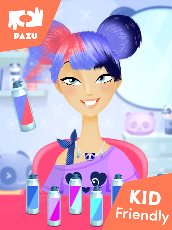 Screenshot #5 pour Girls Hair Salon Kids Games