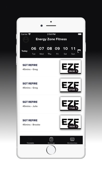 Energy Zone Fitness CT Screenshot