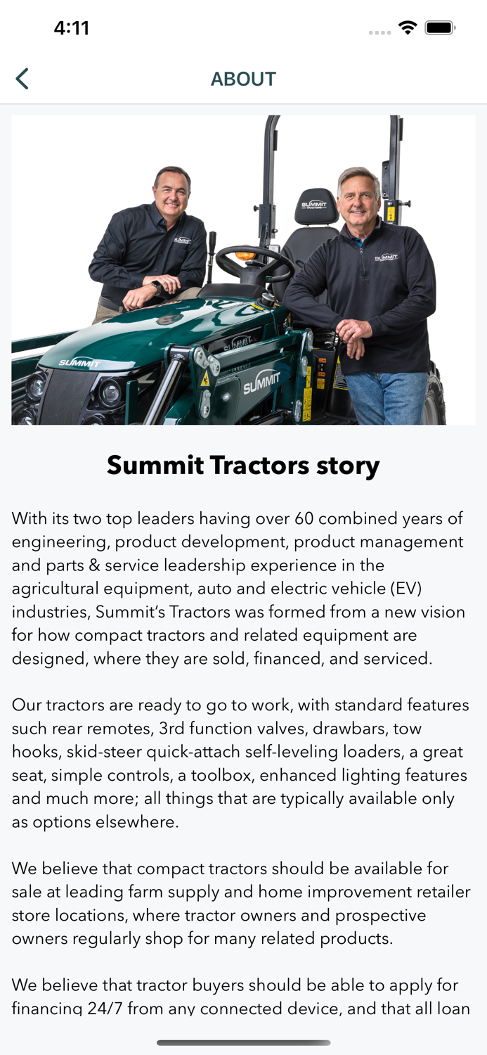 Summit Tractors Connect