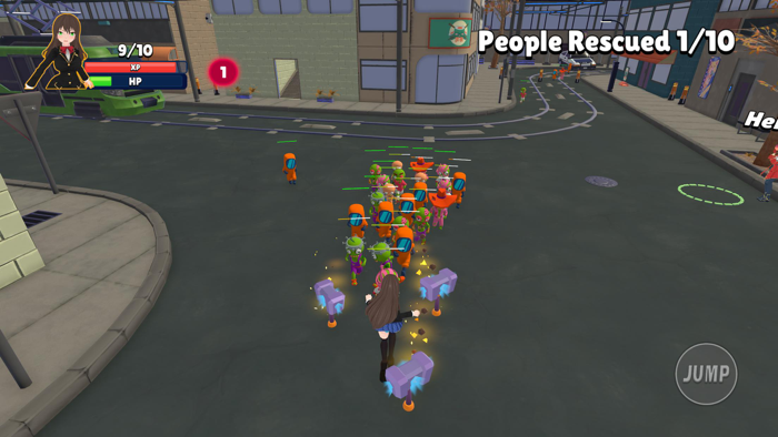 Survivor Anime Bullet Hell