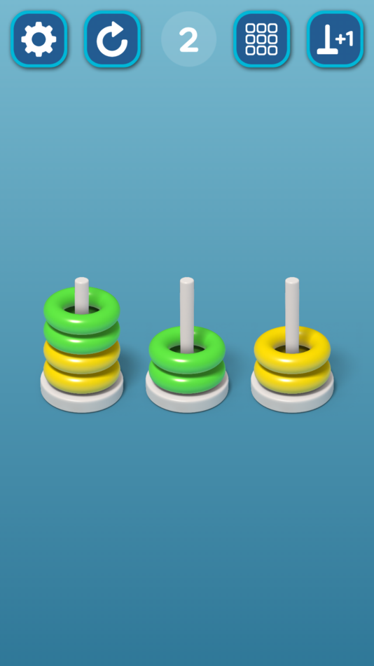 #4. Hoop Stack: Color Sort 3D (iOS) 来自: Alexander Maslennikov