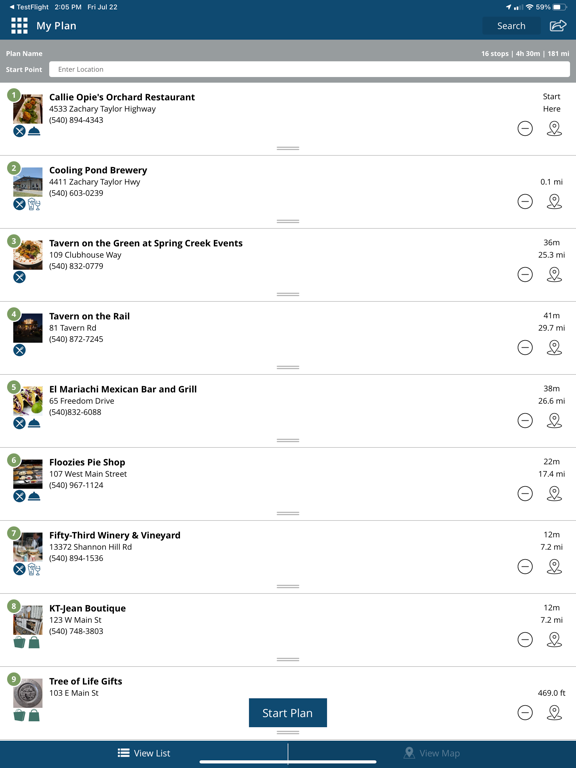 Visit Louisa iPad screenshot 9 - Travel app