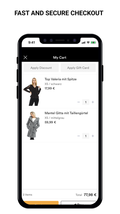 COLLOSEUM Fashion App Screenshot