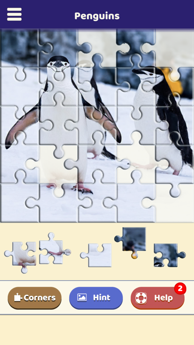Penguin Love Puzzle Screenshot