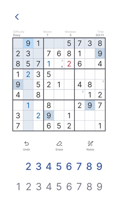 Sudoku Lucky Number Screenshot